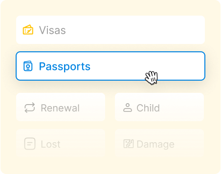 Secure passport delivery with tracking to your door — Step 4